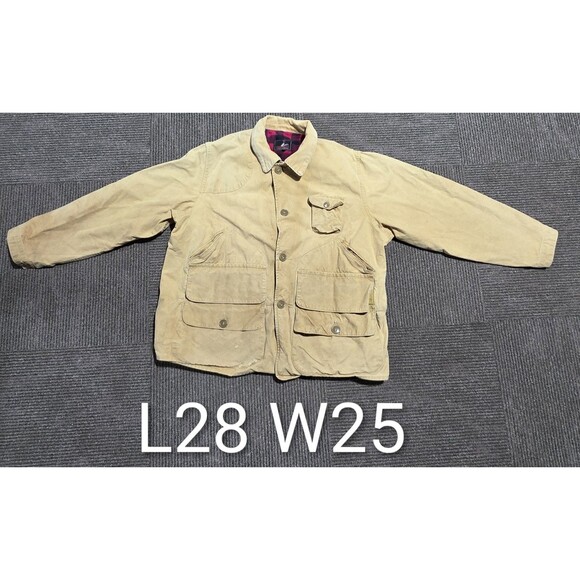 VINTAGE 1940s-50s Red Head Canvas Hunting Jacket Coat The Sportsman's Tailor M? - Picture 1 of 7